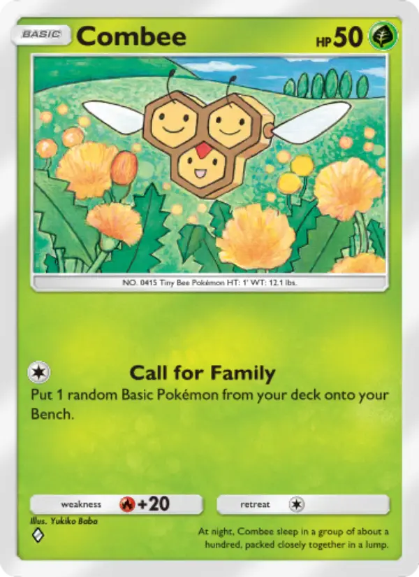 Combee Rare rarity Space-Time Smackdown Pokémon card price