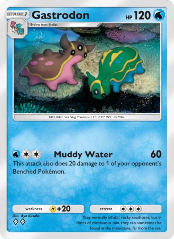 Gastrodon Rare rarity Space-Time Smackdown Pokémon card price
