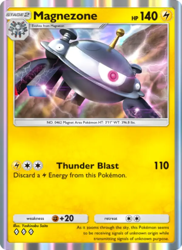 Magnezone Rare rarity Space-Time Smackdown Pokémon card price