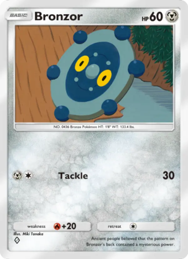 Bronzor Rare rarity Space-Time Smackdown Pokémon card price