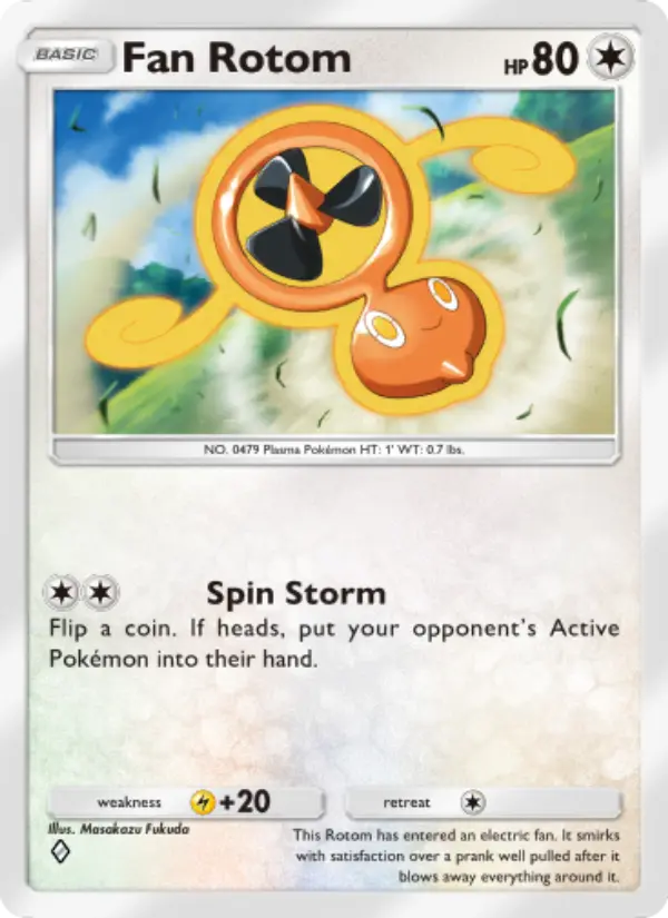 Fan Rotom Secret Rare rarity Space-Time Smackdown Pokémon card price