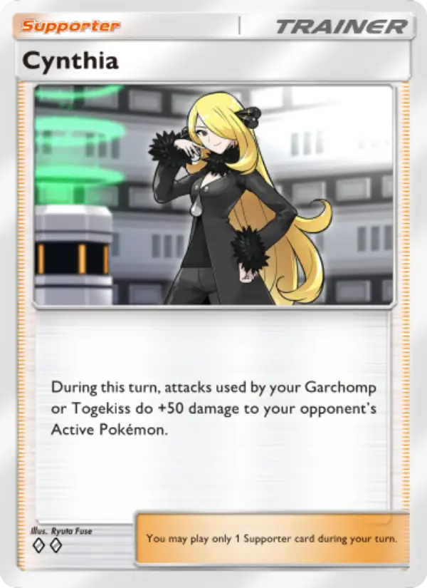 Cynthia Secret Rare rarity Space-Time Smackdown Pokémon card price