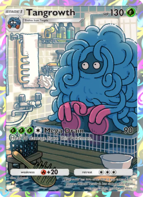 Tangrowth Secret Rare rarity Space-Time Smackdown Pokémon card price