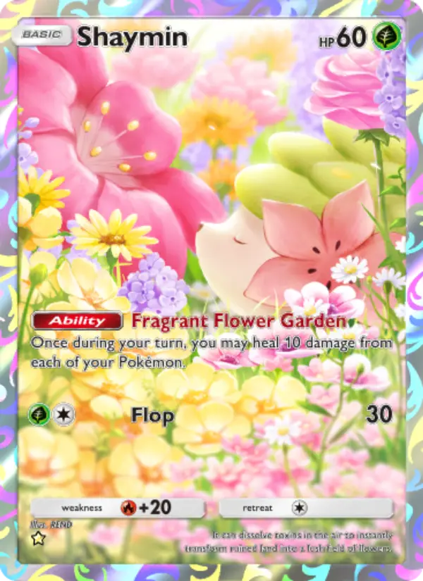 Shaymin Secret Rare rarity Space-Time Smackdown Pokémon card price