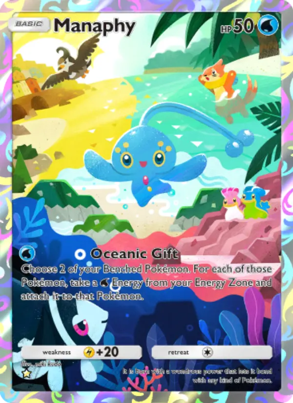 Manaphy Secret Rare rarity Space-Time Smackdown Pokémon card price