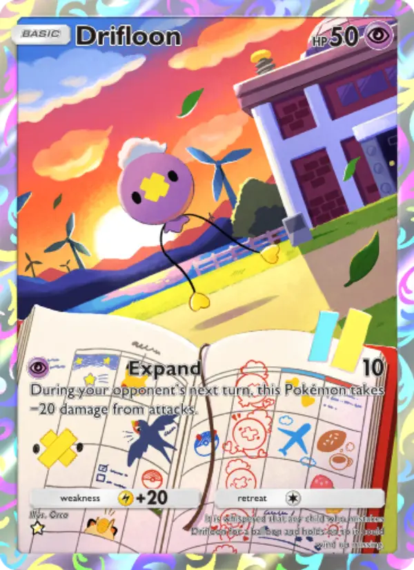Drifloon Secret Rare rarity Space-Time Smackdown Pokémon card price