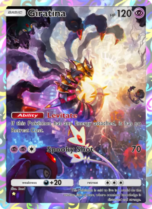 Giratina Secret Rare rarity Space-Time Smackdown Pokémon card price