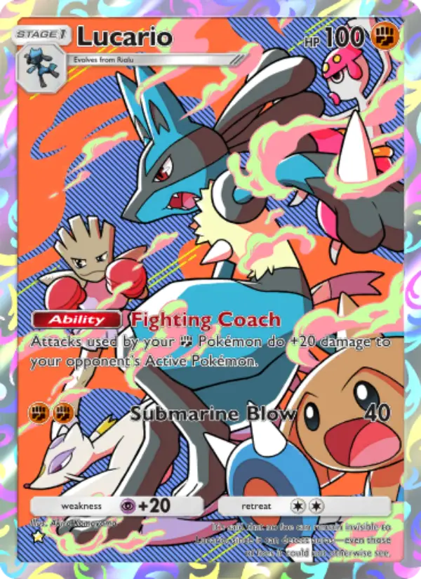 Lucario Secret Rare rarity Space-Time Smackdown Pokémon card price