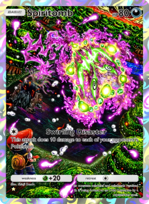 Spiritomb Secret Rare rarity Space-Time Smackdown Pokémon card price