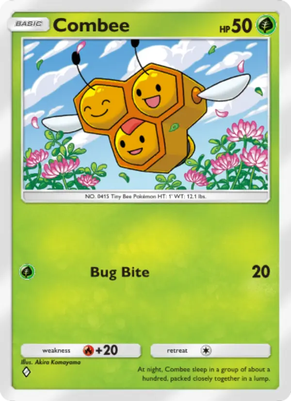 Combee Rare rarity Triumphant Light Pokémon card price