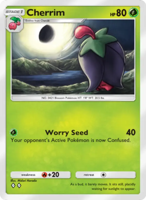 Cherrim Rare rarity Triumphant Light Pokémon card price