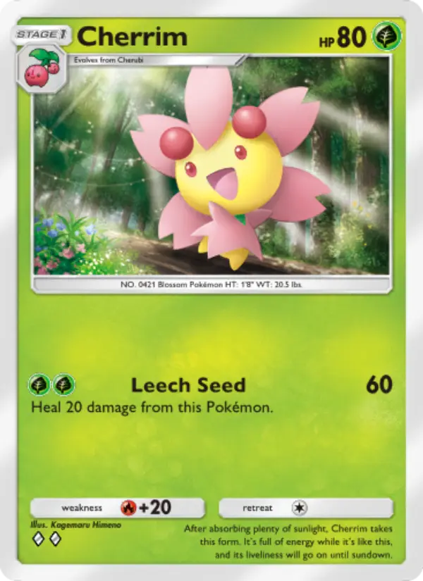 Cherrim Rare rarity Triumphant Light Pokémon card price