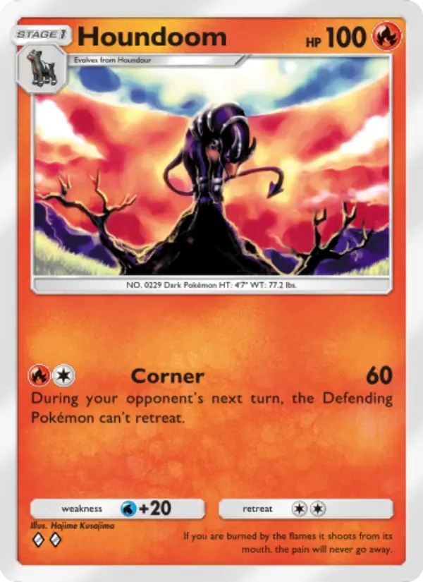 Houndoom Rare rarity Triumphant Light Pokémon card price