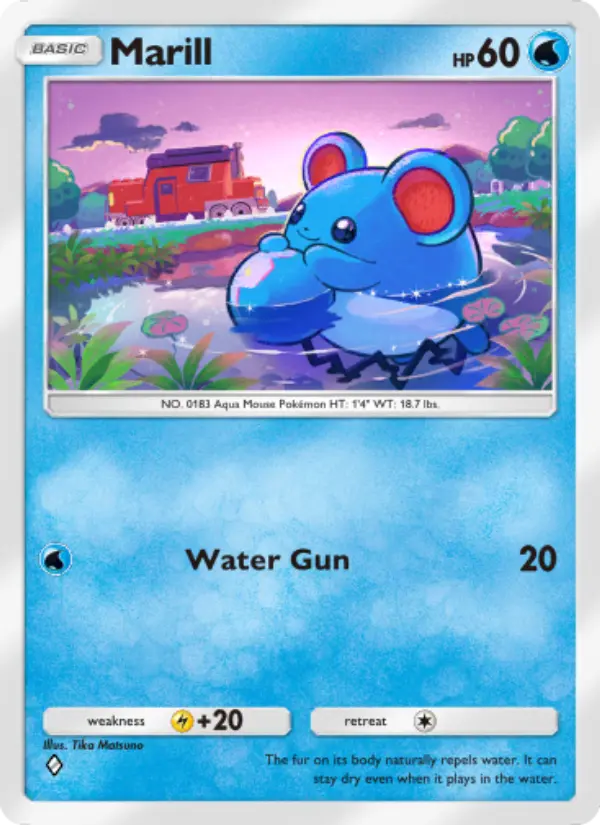 Marill Rare rarity Triumphant Light Pokémon card price