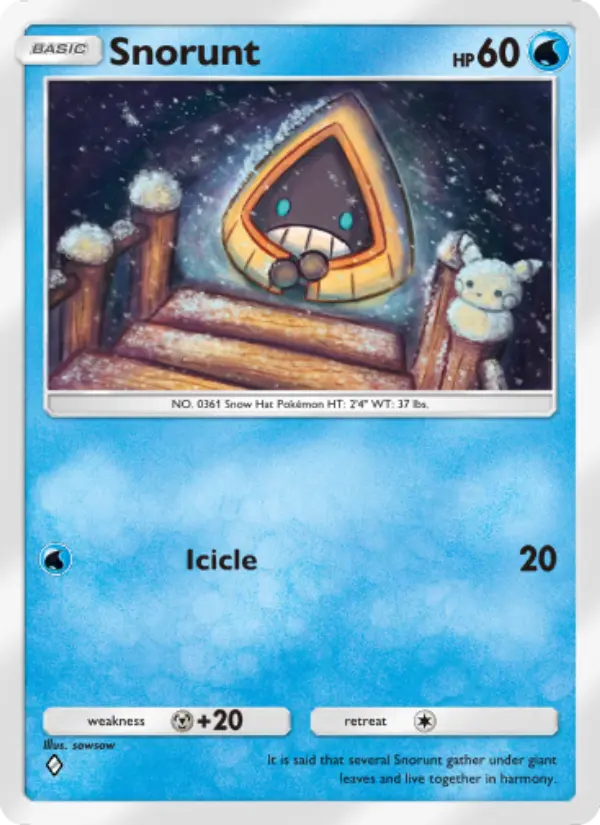 Snorunt Rare rarity Triumphant Light Pokémon card price