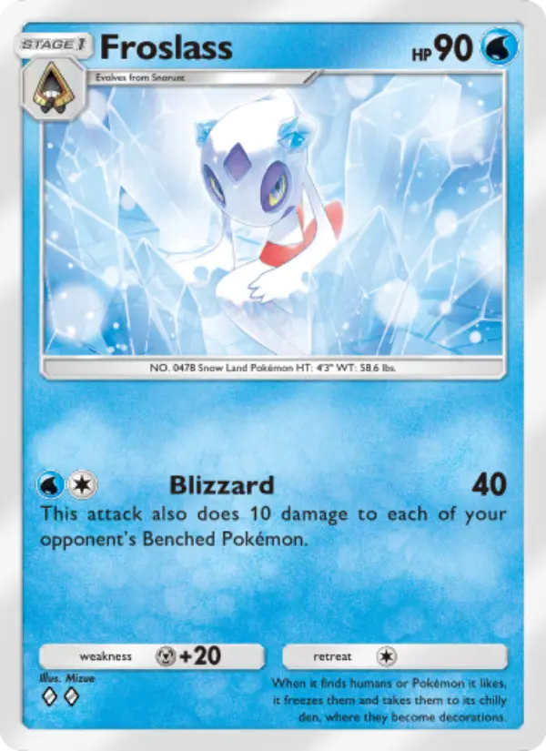 Froslass Rare rarity Triumphant Light Pokémon card price