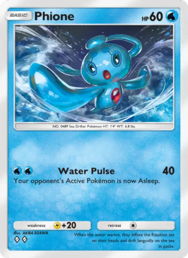 Phione Rare rarity Triumphant Light Pokémon card price