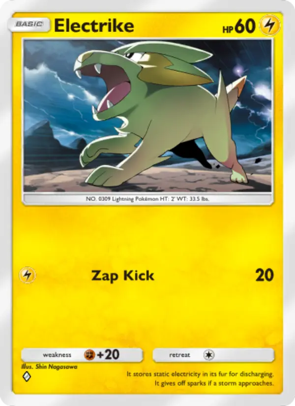 Electrike Rare rarity Triumphant Light Pokémon card price