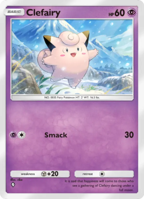 Clefairy Rare rarity Triumphant Light Pokémon card price