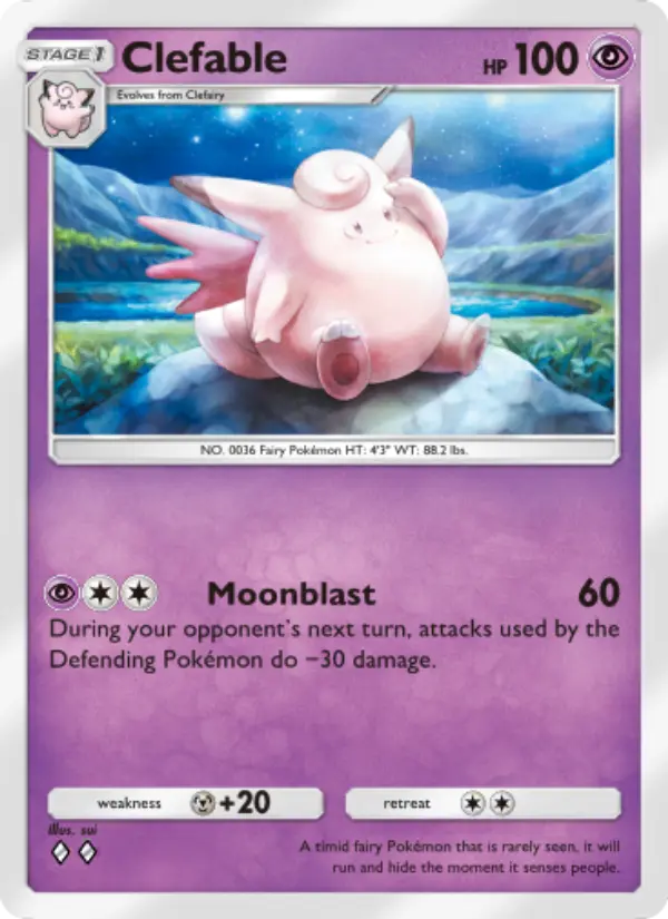Clefable Rare rarity Triumphant Light Pokémon card price