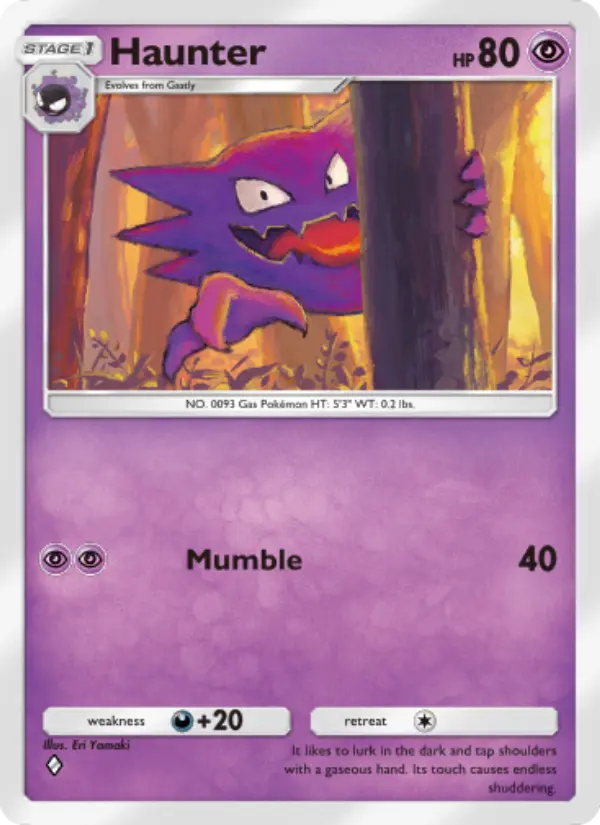 Haunter Rare rarity Triumphant Light Pokémon card price