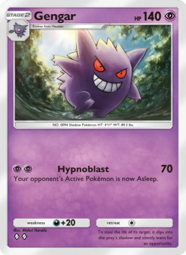 Gengar Rare rarity Triumphant Light Pokémon card price