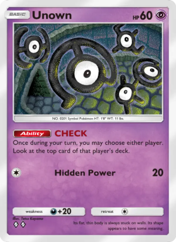 Unown Rare rarity Triumphant Light Pokémon card price