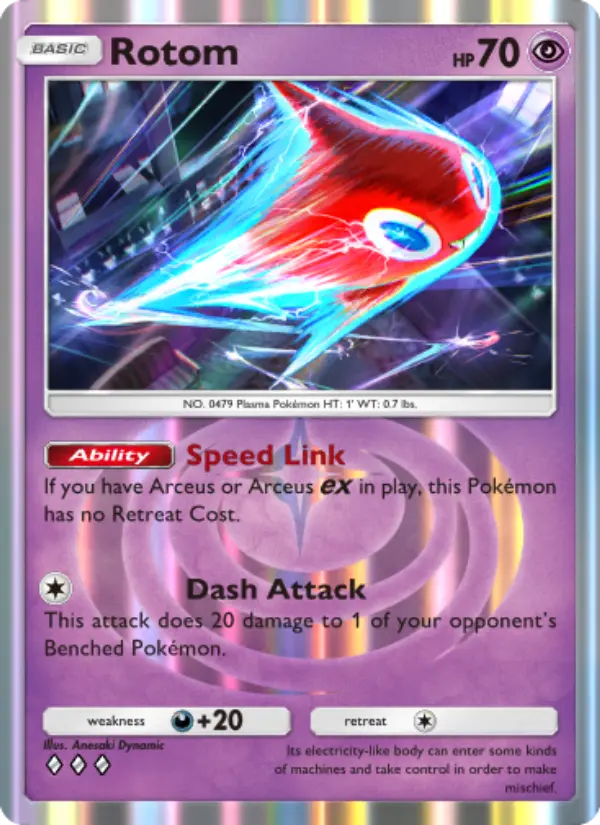 Rotom Rare rarity Triumphant Light Pokémon card price