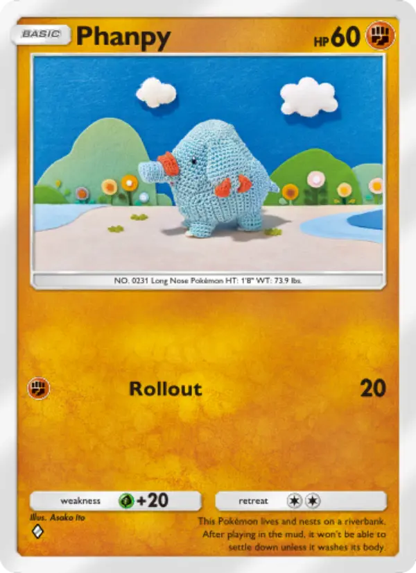 Phanpy Rare rarity Triumphant Light Pokémon card price