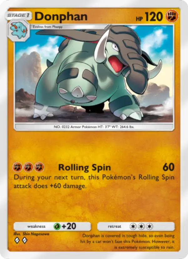 Donphan Rare rarity Triumphant Light Pokémon card price