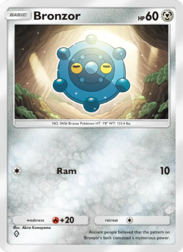 Bronzor Rare rarity Triumphant Light Pokémon card price