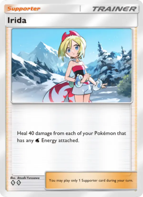 Irida Rare rarity Triumphant Light Pokémon card price