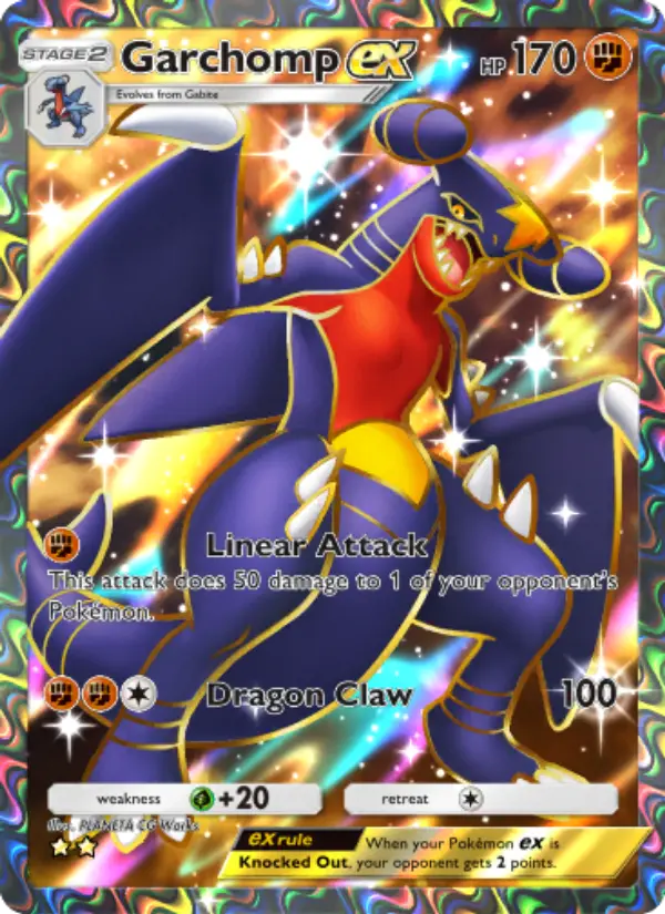 Garchomp ex Secret Rare rarity Triumphant Light Pokémon card price