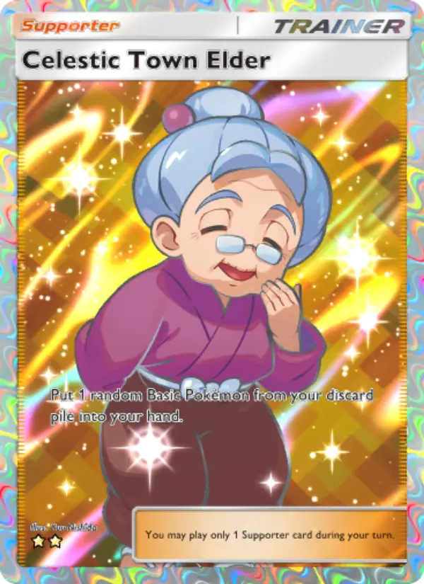 Celestic Town Elder Secret Rare rarity Triumphant Light Pokémon card price