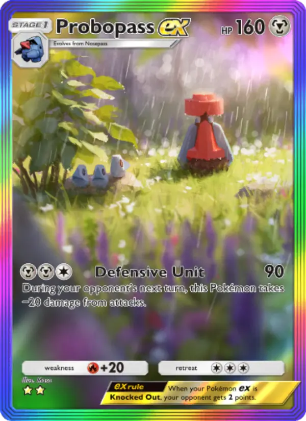Probopass ex Secret Rare rarity Triumphant Light Pokémon card price
