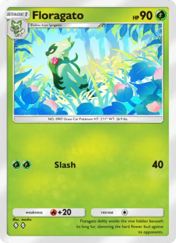 Floragato Rare rarity Shining Revelry Pokémon card price