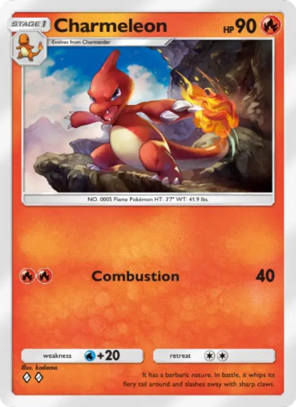Charmeleon Rare rarity Shining Revelry Pokémon card price