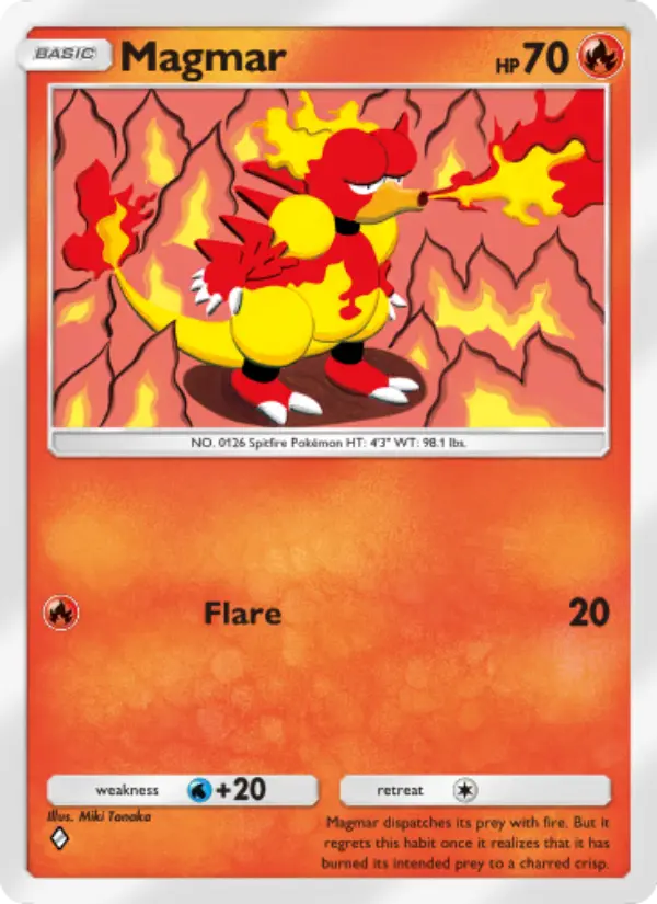 Magmar Rare rarity Shining Revelry Pokémon card price