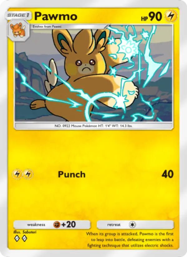 Pawmo Rare rarity Shining Revelry Pokémon card price