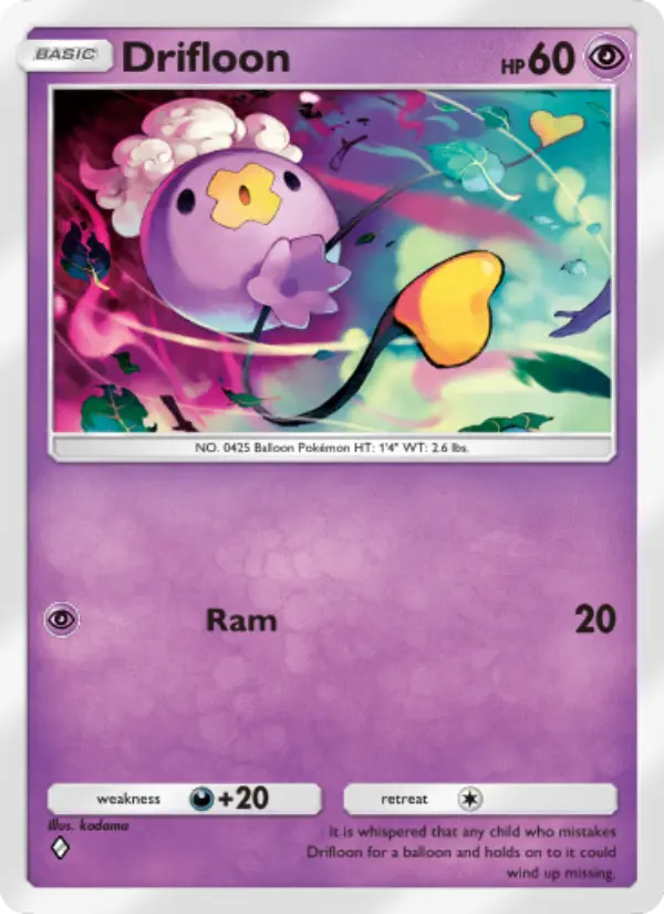 Drifloon Rare rarity Shining Revelry Pokémon card price