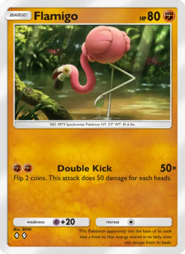 Flamigo Rare rarity Shining Revelry Pokémon card price