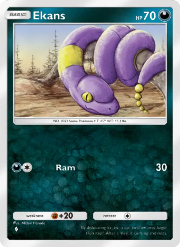 Ekans Rare rarity Shining Revelry Pokémon card price
