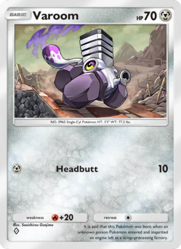 Varoom Rare rarity Shining Revelry Pokémon card price