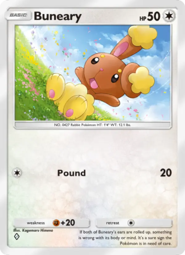 Buneary Rare rarity Shining Revelry Pokémon card price