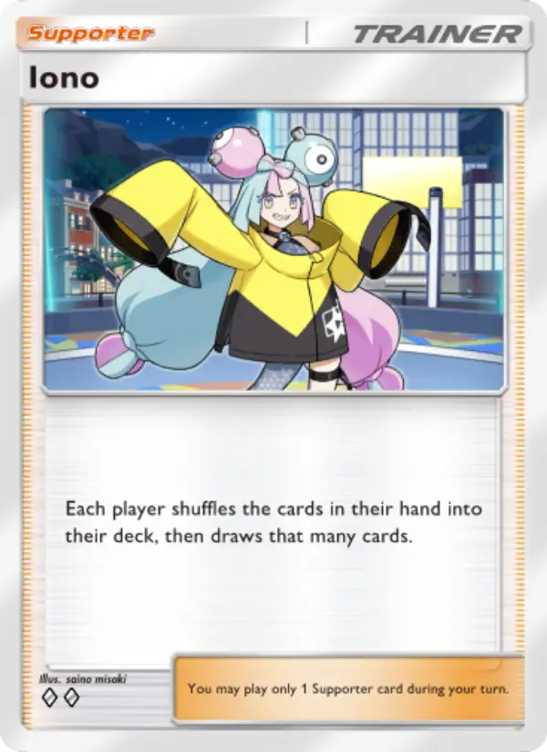 Iono Rare rarity Shining Revelry Pokémon card price