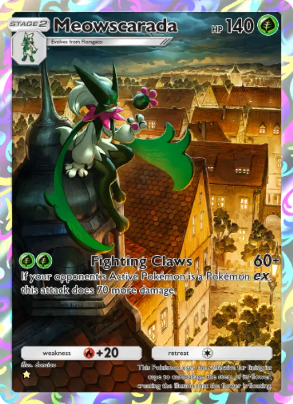 Meowscarada Secret Rare rarity Shining Revelry Pokémon card price