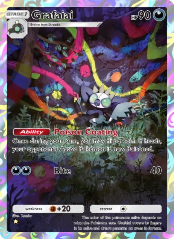 Grafaiai Secret Rare rarity Shining Revelry Pokémon card price