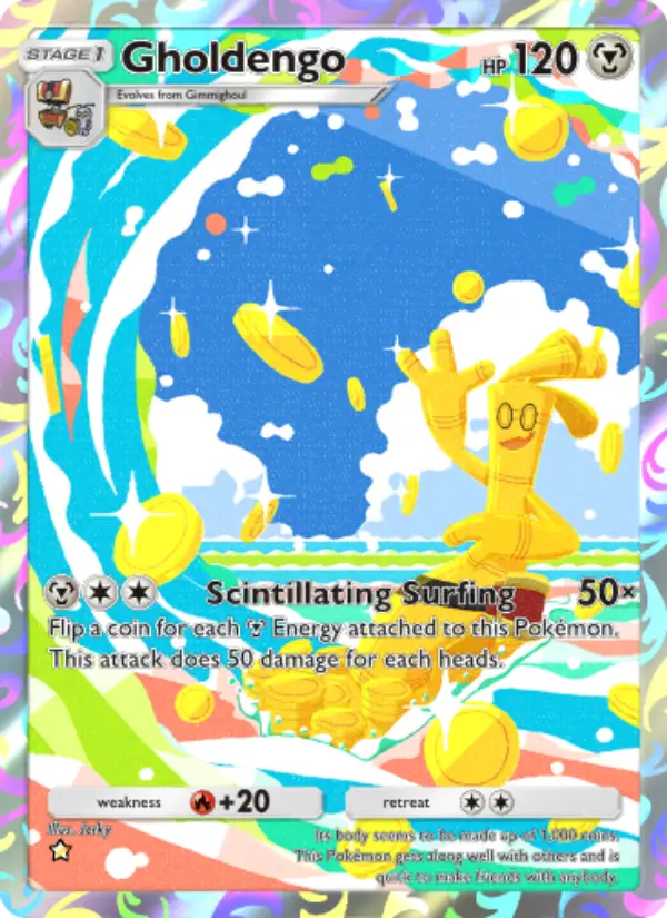Gholdengo Secret Rare rarity Shining Revelry Pokémon card price