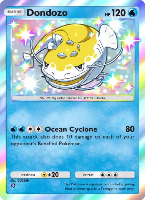 Dondozo Secret Rare rarity Shining Revelry Pokémon card price