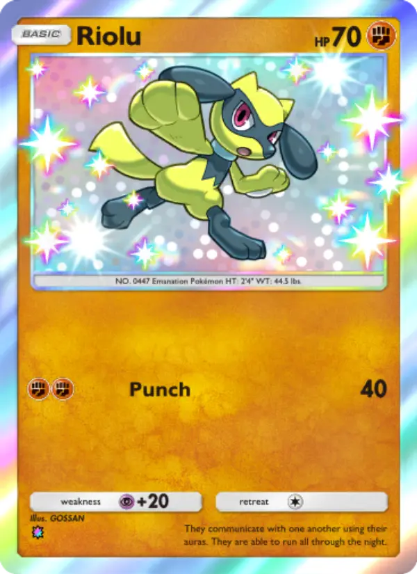 Riolu Secret Rare rarity Shining Revelry Pokémon card price